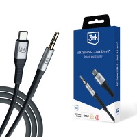 Аксесуари - 3мк AUX Кабель USB-C - Джек 3,5 мм