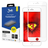 Небите гібридне скло для iPhone 7 / 8 White - 3mk FlexibleGlass Max