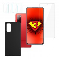 НАБІР для Samsung Galaxy S20 FE - 3mk FlexibleGlass, 3mk Matt Case, 3mk Protection Lens