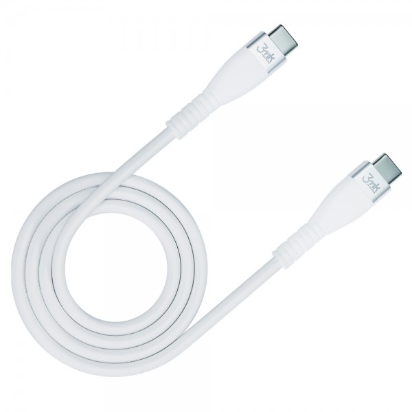 Аксесуари - 3mk Hyper Silicone Cable Type-C to Type-C 60W 3A