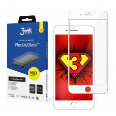 Небите гібридне скло для iPhone 7 Plus / 8 Plus White - 3mk FlexibleGlass Max