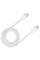 Аксесуари - 3mk Hyper Silicone Cable Type-C to Lightning 20W 3A White