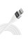 Аксесуари - 3mk Hyper Silicone Cable Type-C to Lightning 20W 3A White