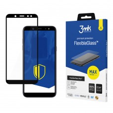 Samsung Galaxy A6 Black - 3mk FlexibleGlass Max™