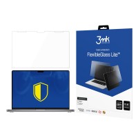 Неб'ється гібридне скло для MacBook Pro 16.2 inch, M1 / M2, 2021 / 2022, Retina - 3mk FlexibleGlass Lite