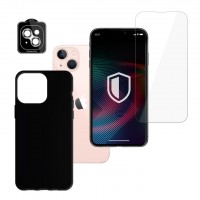iPhone 14 SET - 3mk FlexibleGlass, 3mk Matt Case, 3mk Lens Protection Pro