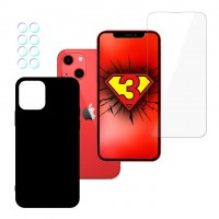 iPhone 13 SET - 3mk FlexibleGlass, 3mk Matt Case, 3mk Protection Lens