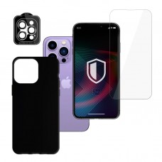 iPhone 14 Pro Max SET - 3mk FlexibleGlass, 3mk Matt Case, 3mk Lens Protection Pro