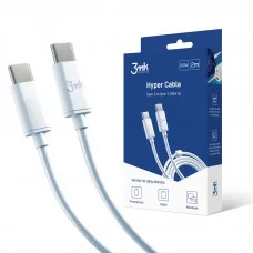 Аксесуари - 3mk Hyper Cable C to C 2m 100W